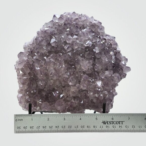 Large Raw Amethyst, Rough Geode Slab, Purple Crystal Cluster, From Brazil (BD) - Picture 15 of 15